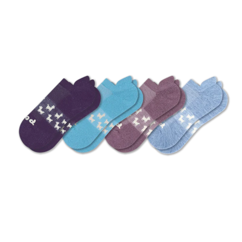 4 Pack - Women's Low Cut Pacas Socks - Image 186