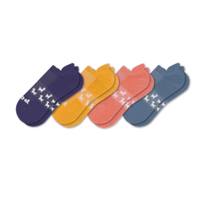 4 Pack - Women's Low Cut Pacas Socks - Image 187