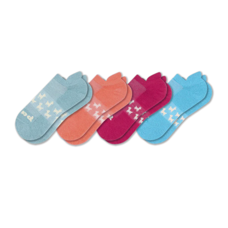 4 Pack - Women's Low Cut Pacas Socks - Image 188