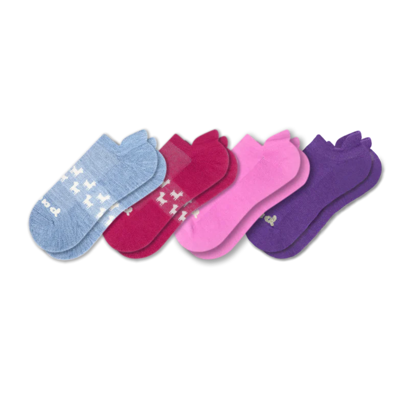 4 Pack - Women's Low Cut Pacas Socks - Image 190