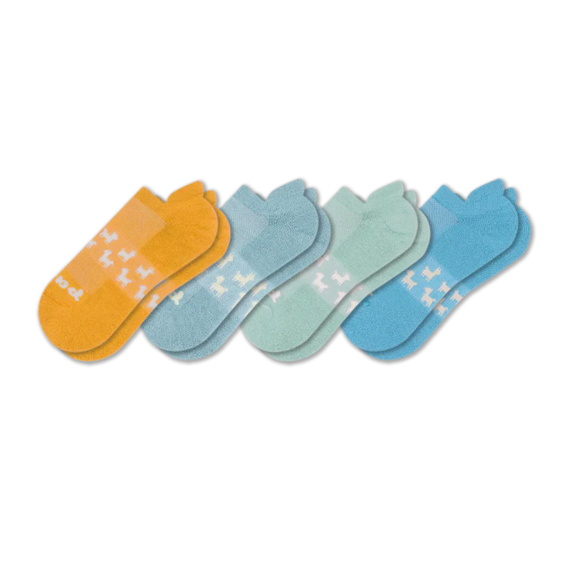 4 Pack - Women's Low Cut Pacas Socks - Image 193