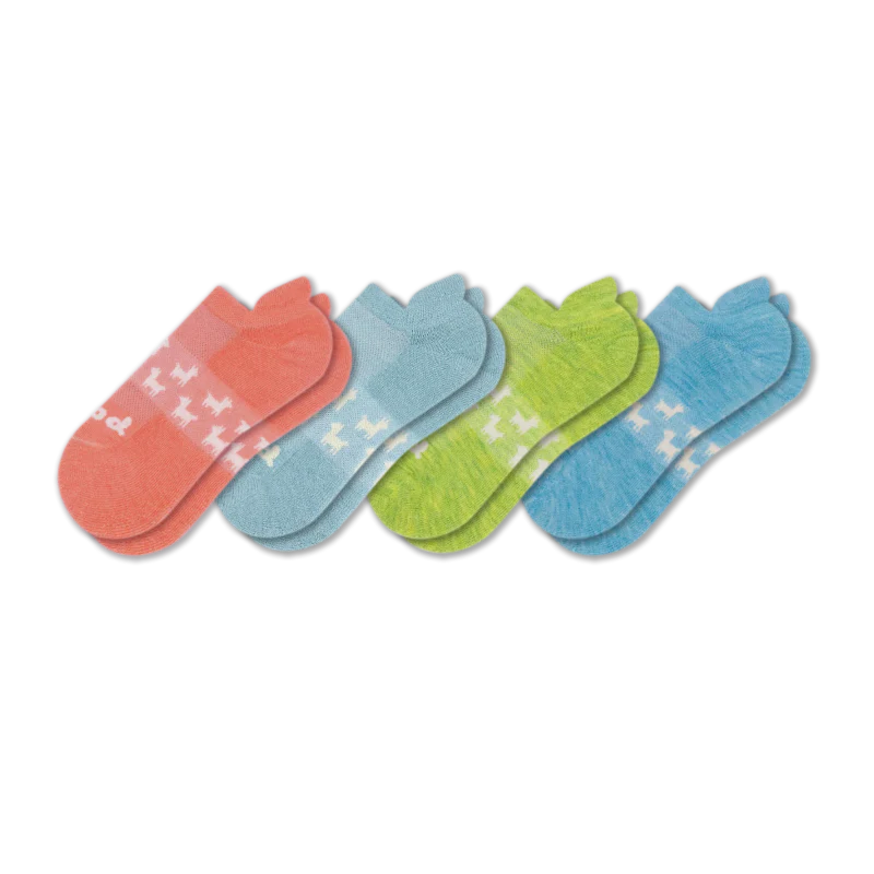 4 Pack - Women's Low Cut Pacas Socks - Image 194