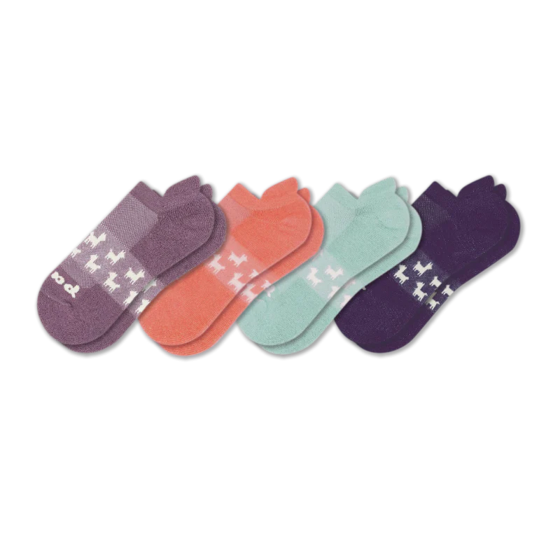 4 Pack - Women's Low Cut Pacas Socks - Image 196
