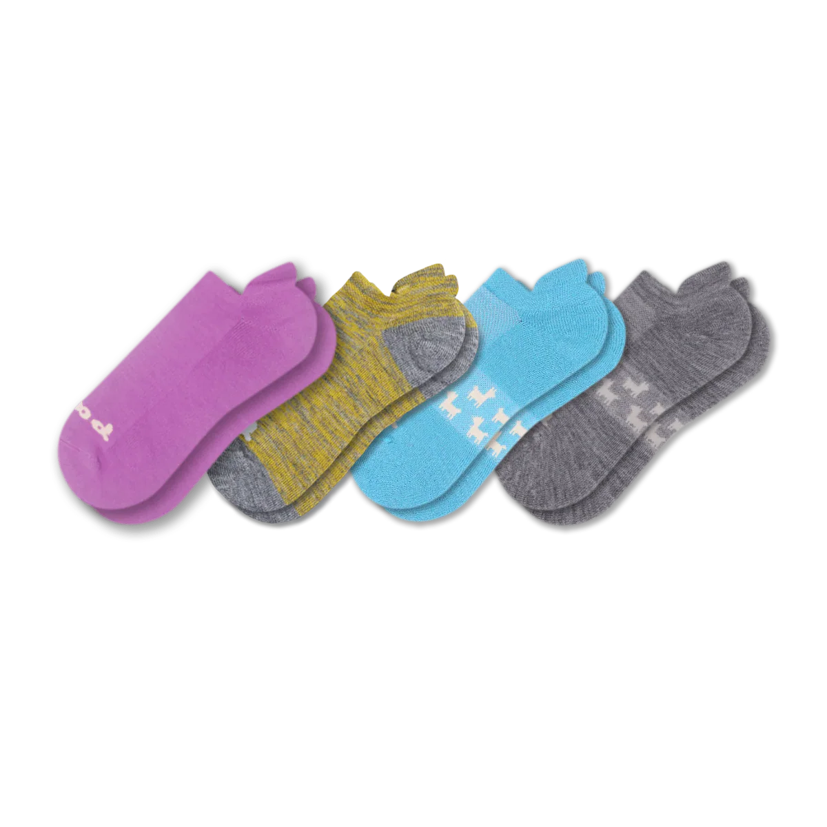 4 Pack - Women's Low Cut Pacas Socks - Image 215