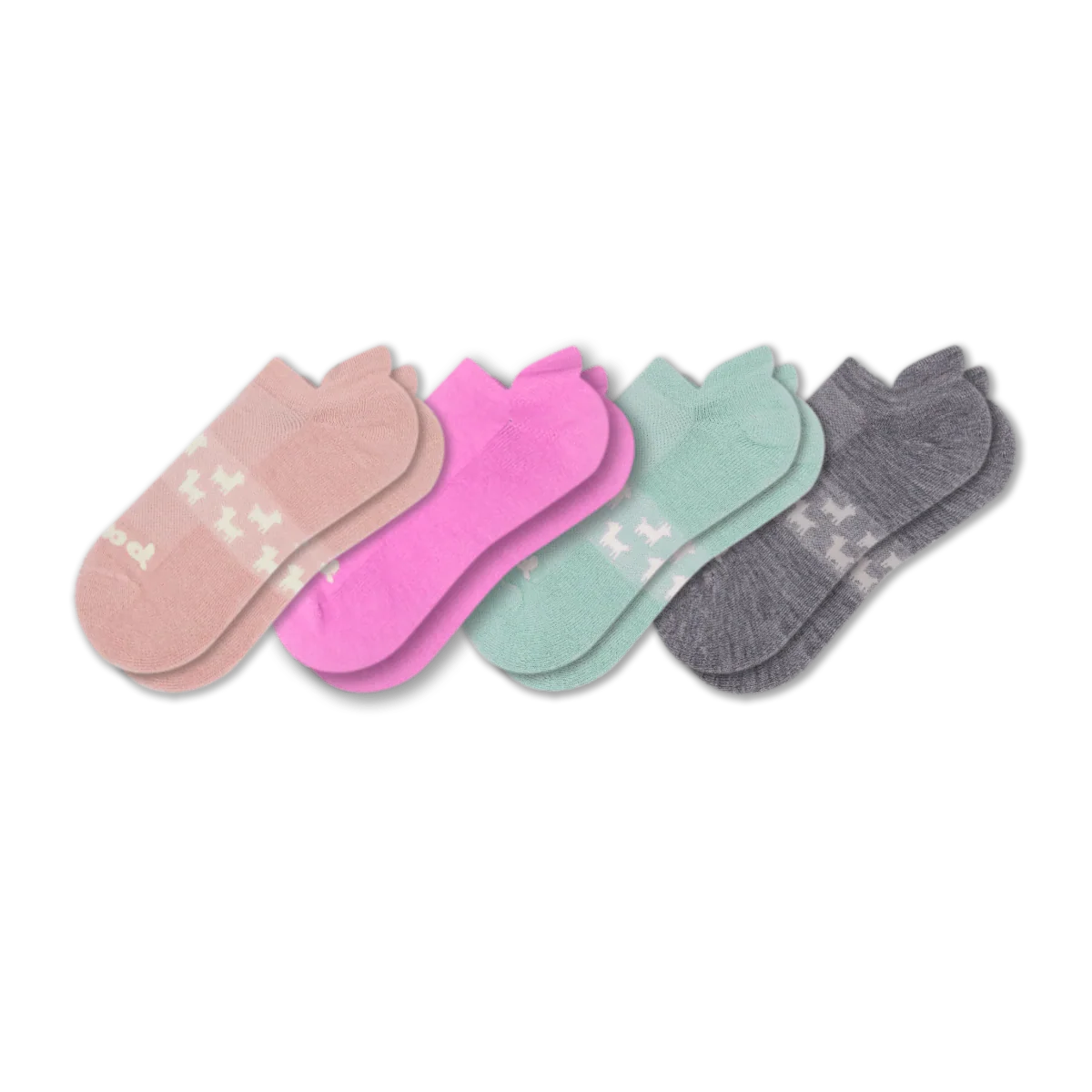 4 Pack - Women's Low Cut Pacas Socks - Image 217