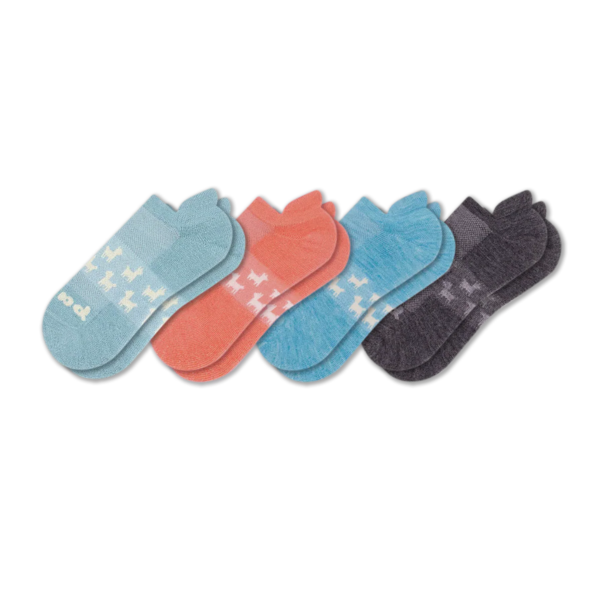 4 Pack - Women's Low Cut Pacas Socks - Image 218