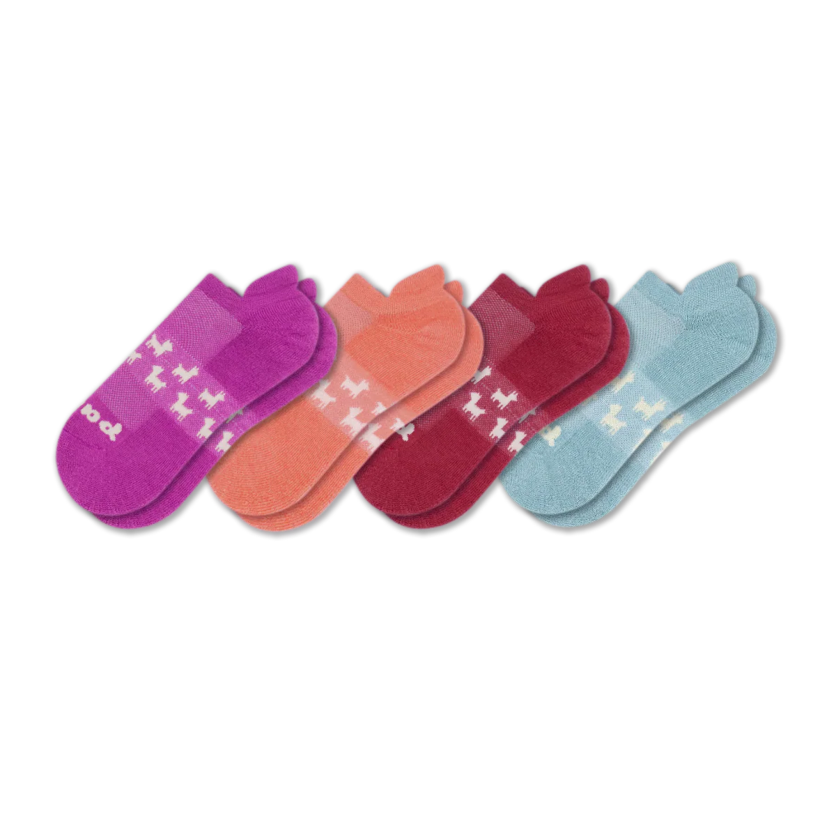 4 Pack - Women's Low Cut Pacas Socks - Image 219