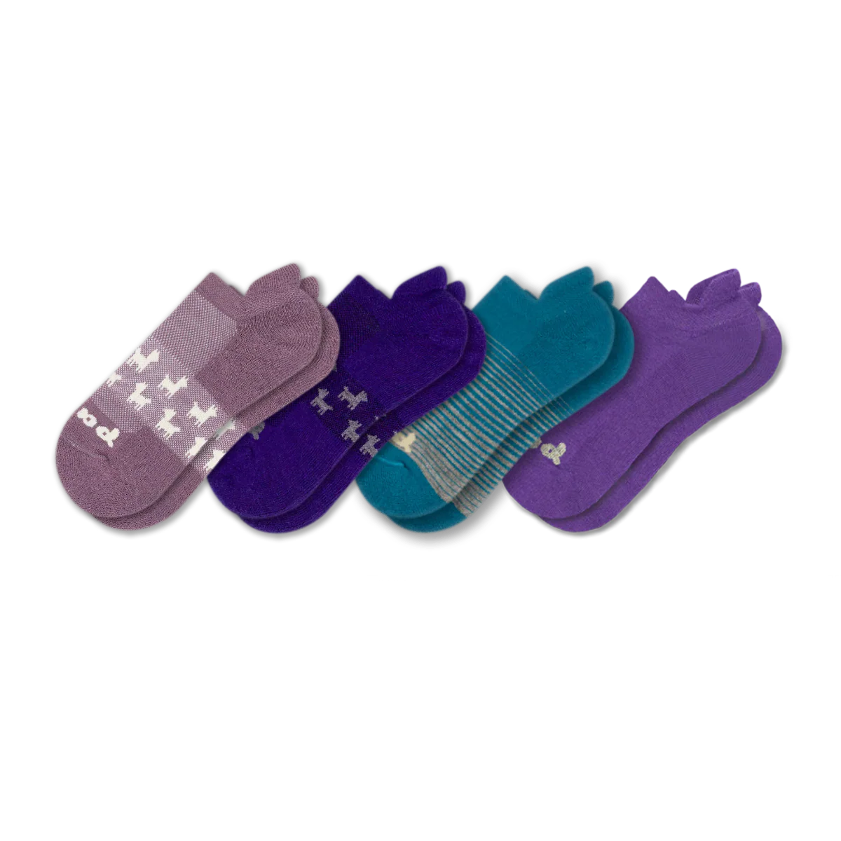 4 Pack - Women's Low Cut Pacas Socks - Image 226