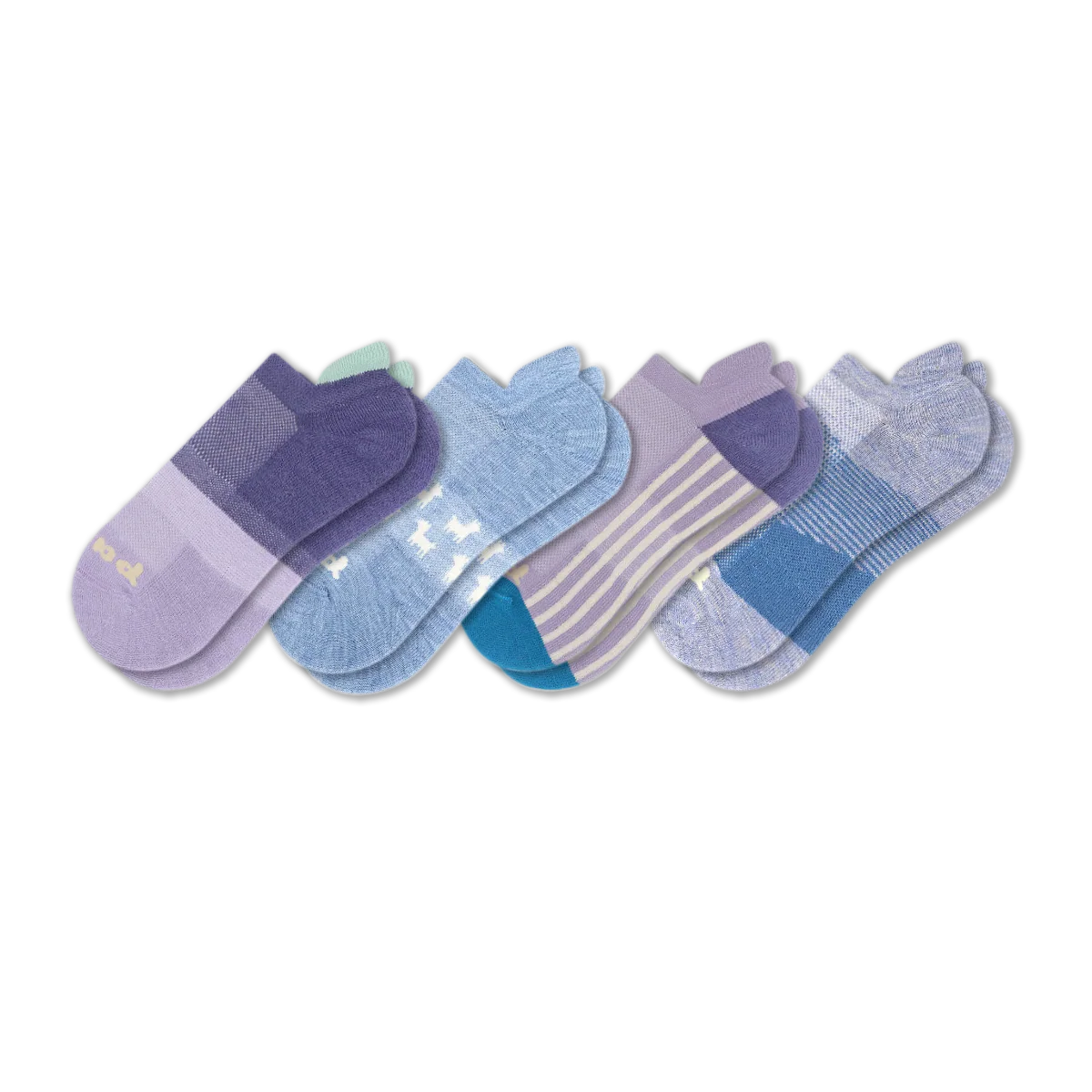 4 Pack - Women's Low Cut Pacas Socks - Image 228