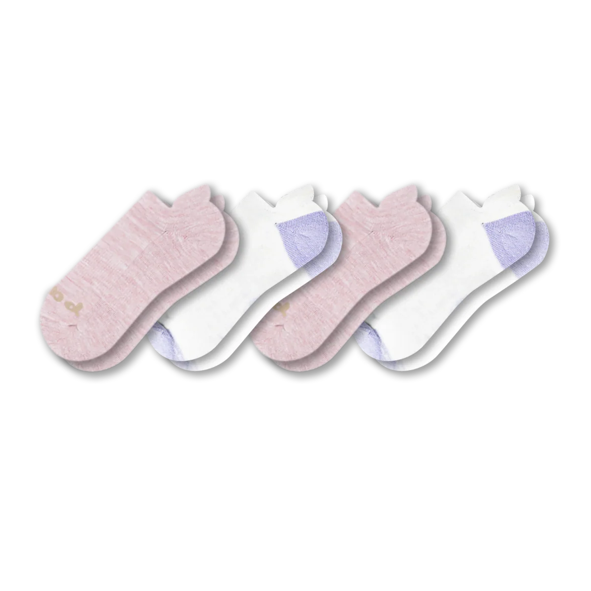 4 Pack - Women's Low Cut Pacas Socks - Image 236