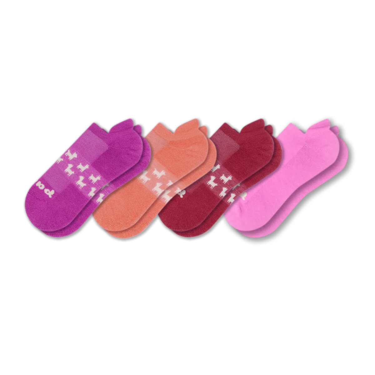 4 Pack - Women's Low Cut Pacas Socks - Image 243
