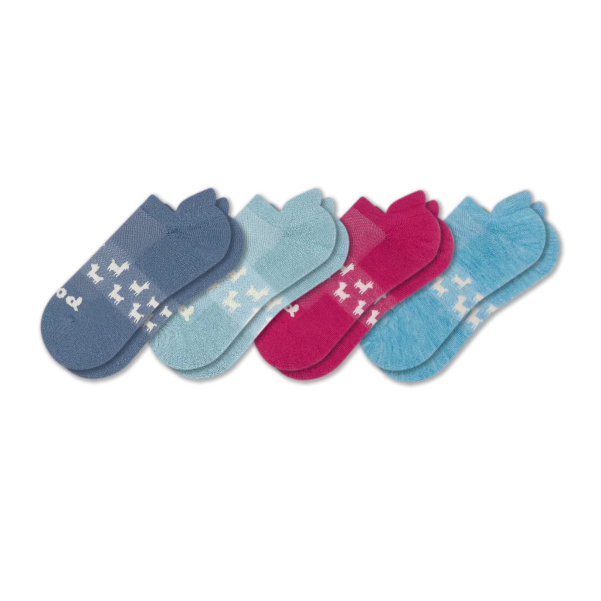 4 Pack - Women's Low Cut Pacas Socks - Image 244