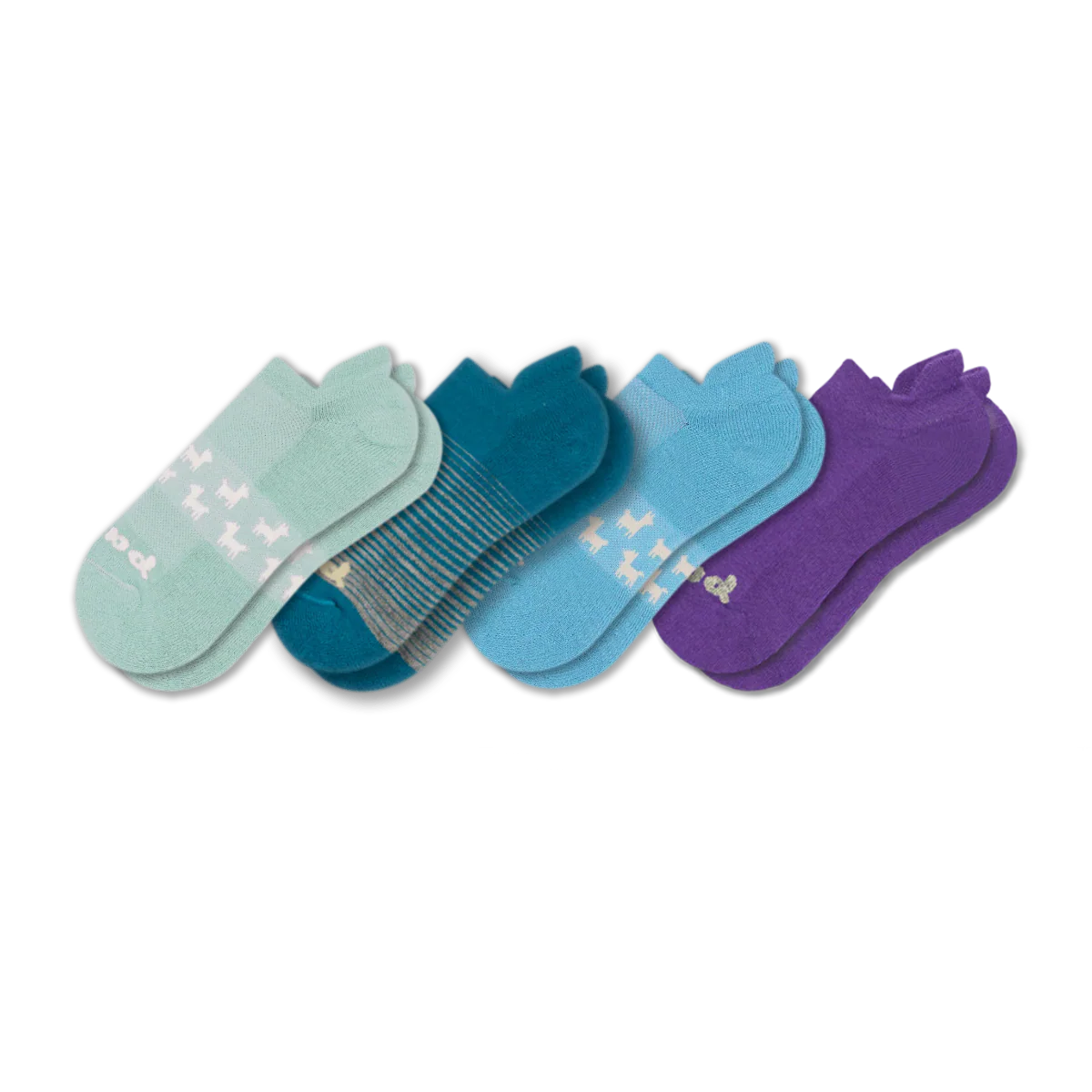 4 Pack - Women's Low Cut Pacas Socks - Image 246