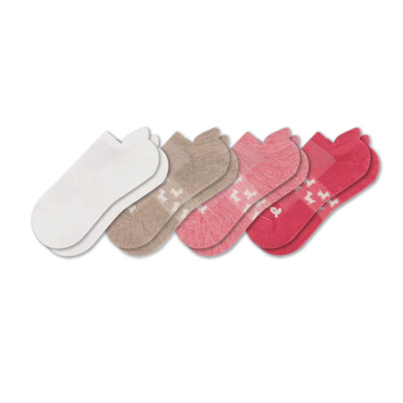 4 Pack - Women's Low Cut Pacas Socks - Image 28