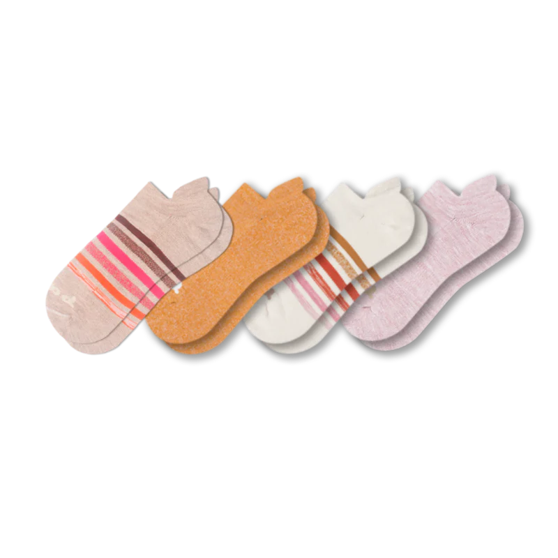 4 Pack - Women's Low Cut Pacas Socks - Image 48