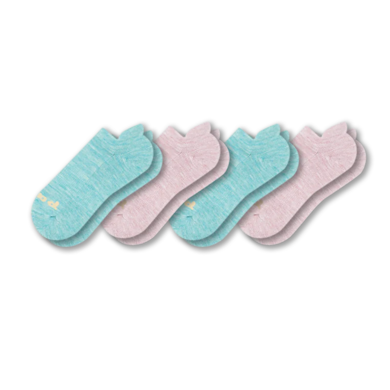 4 Pack - Women's Low Cut Pacas Socks - Image 55