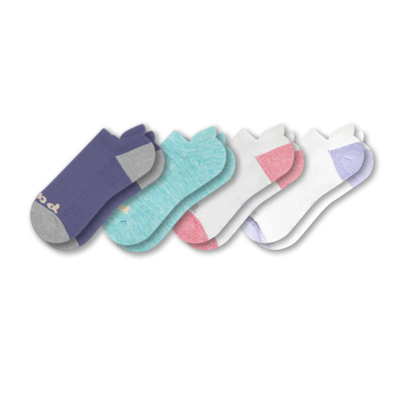 4 Pack - Women's Low Cut Pacas Socks - Image 58