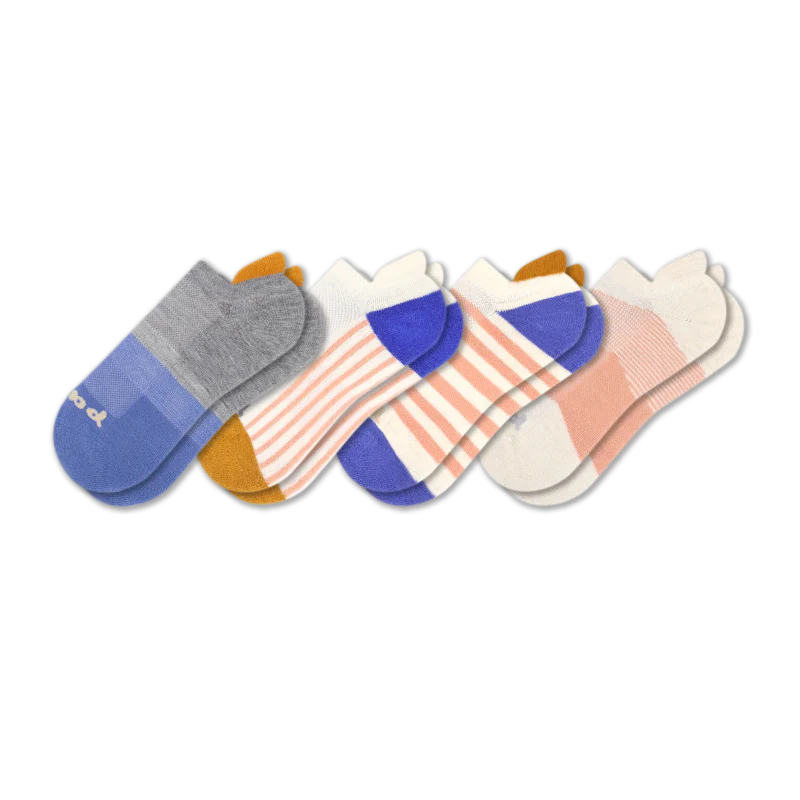 4 Pack - Women's Low Cut Pacas Socks - Image 69