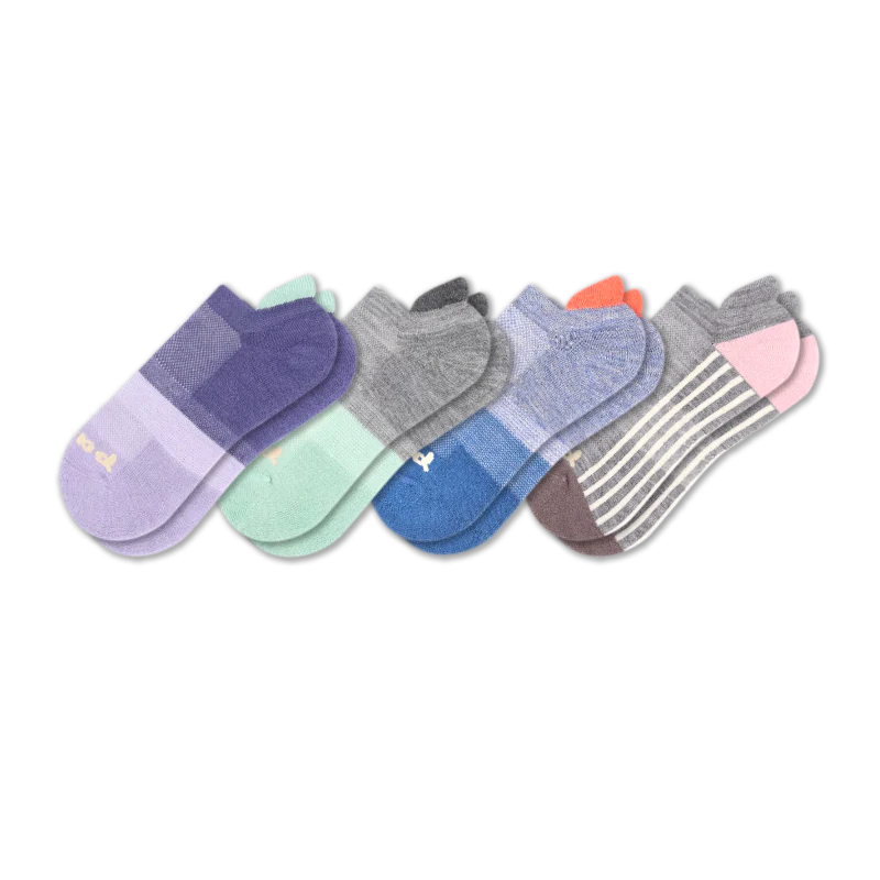 4 Pack - Women's Low Cut Pacas Socks - Image 71
