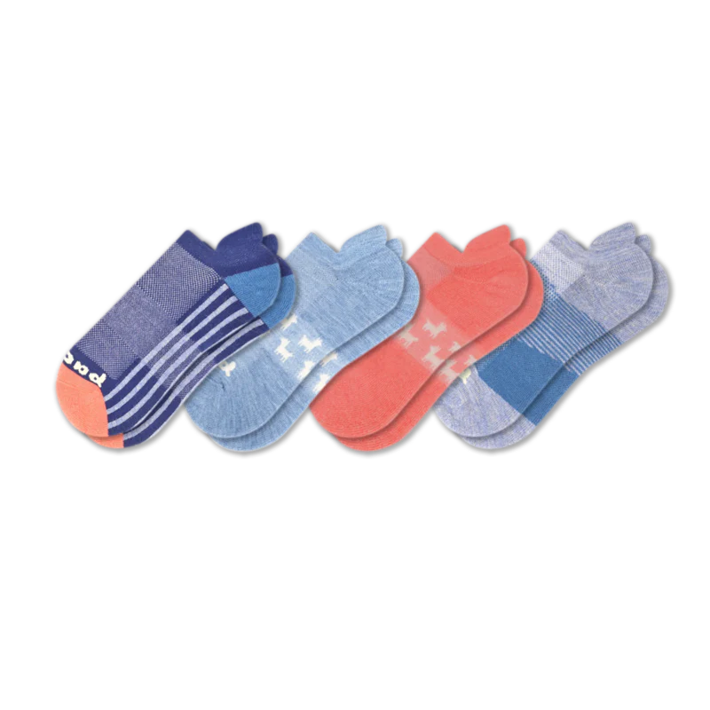 4 Pack - Women's Low Cut Pacas Socks - Image 73