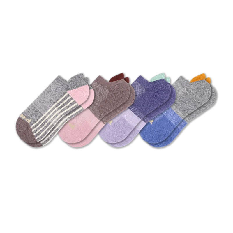 4 Pack - Women's Low Cut Pacas Socks - Image 82