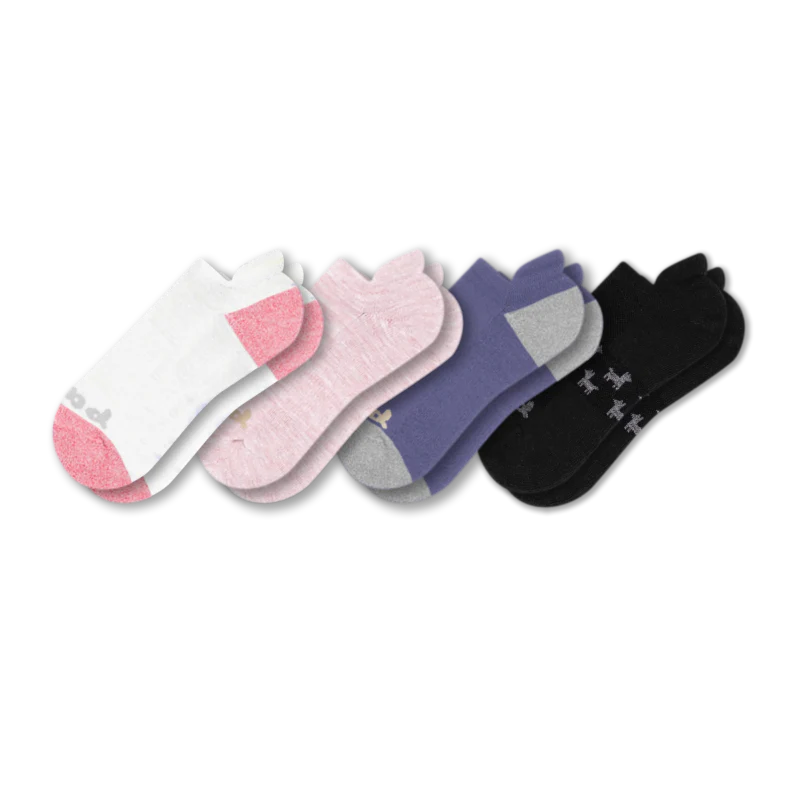 4 Pack - Women's Low Cut Pacas Socks - Image 83