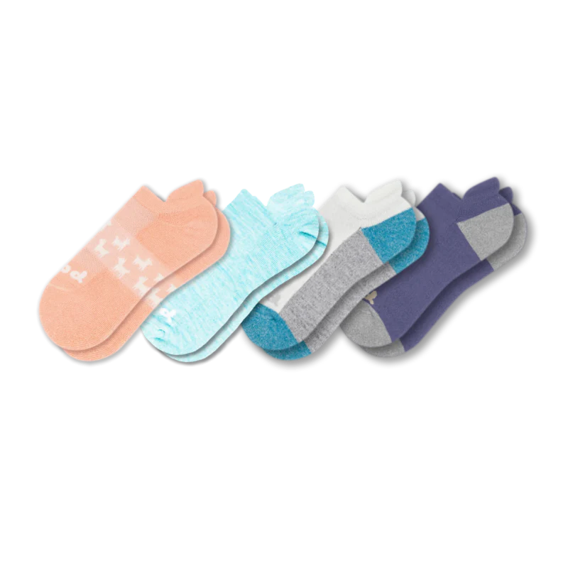 4 Pack - Women's Low Cut Pacas Socks - Image 84