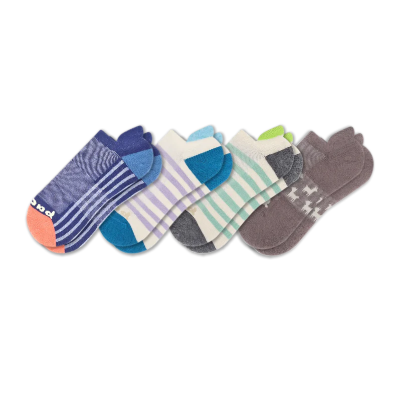 4 Pack - Women's Low Cut Pacas Socks - Image 93