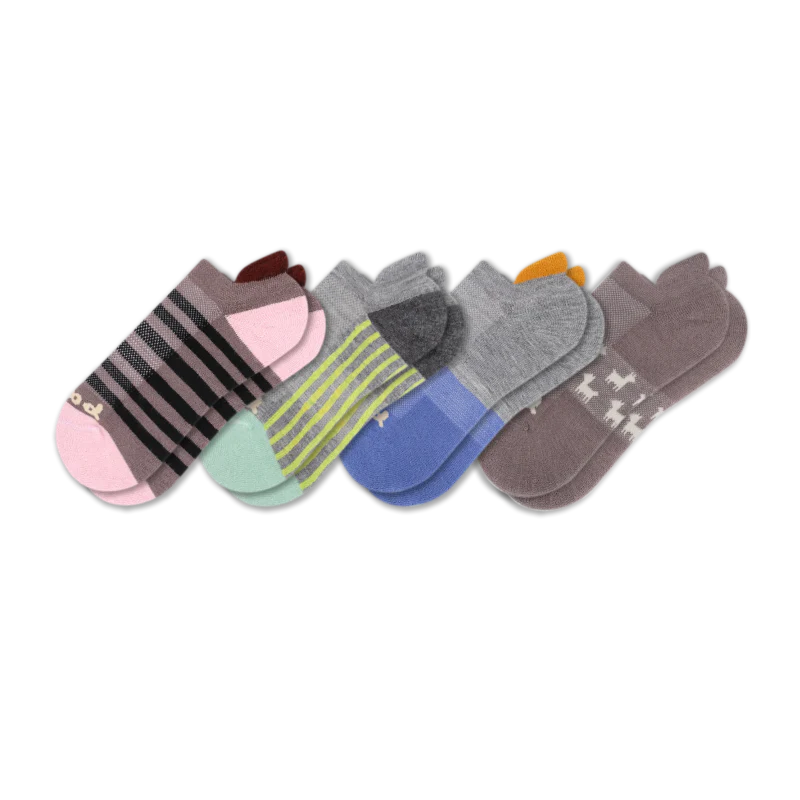 4 Pack - Women's Low Cut Pacas Socks - Image 94