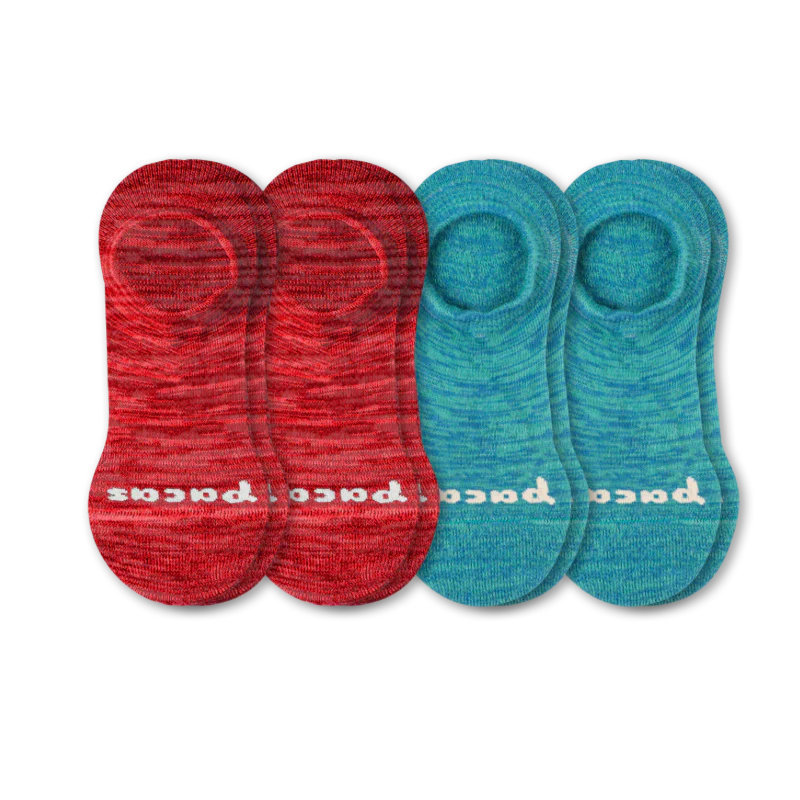 4 Pack - Women's No Show Socks - Image 28