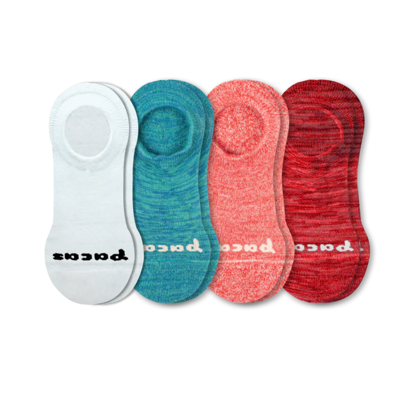 4 Pack - Women's No Show Socks - Image 29