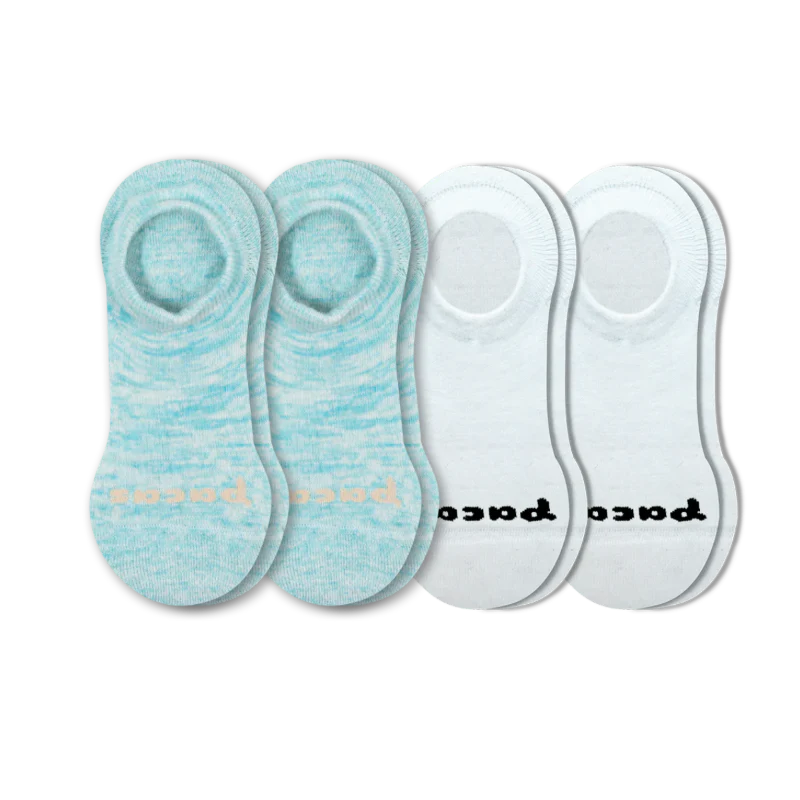 4 Pack - Women's No Show Socks - Image 36