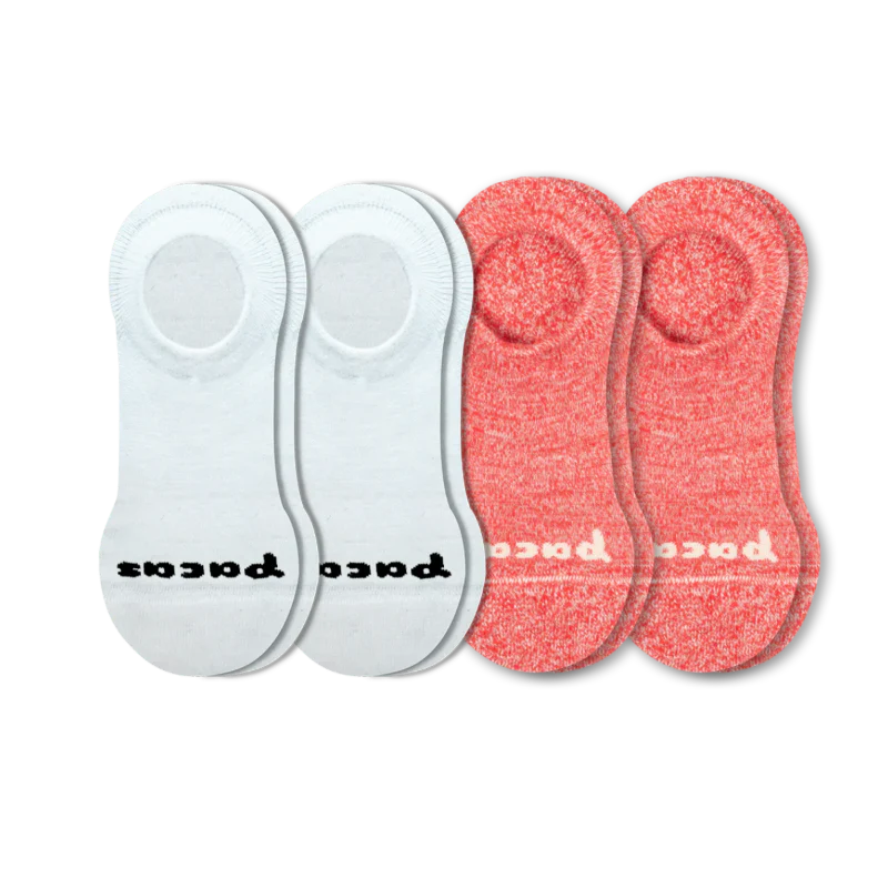4 Pack - Women's No Show Socks - Image 38