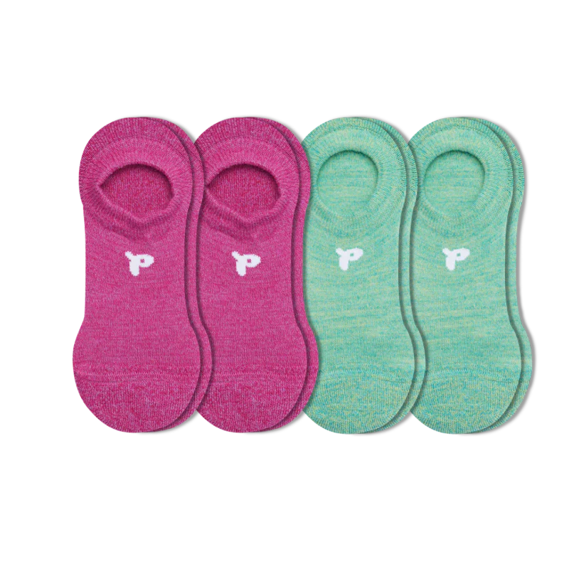 4 Pack - Women's No Show Socks - Image 39
