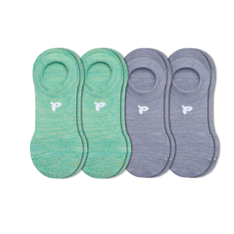 4 Pack - Women's No Show Socks - Image 42