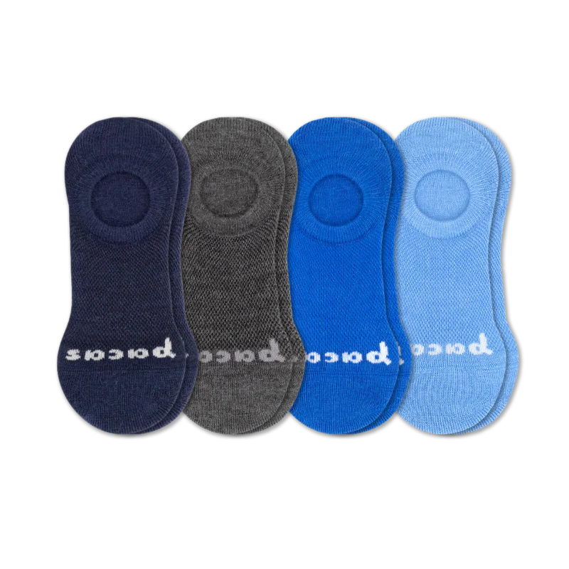 4 Pack - Women's No Show Socks - Image 47