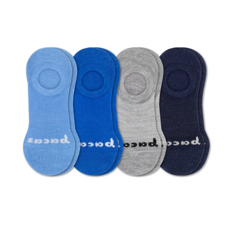 4 Pack - Women's No Show Socks - Image 53