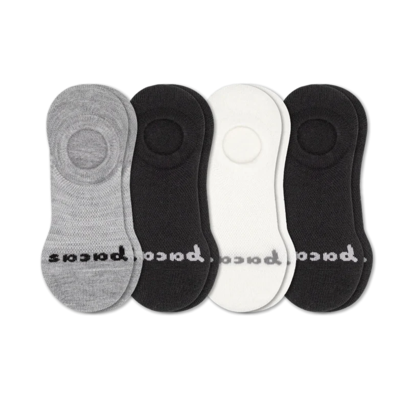 4 Pack - Women's No Show Socks - Image 55