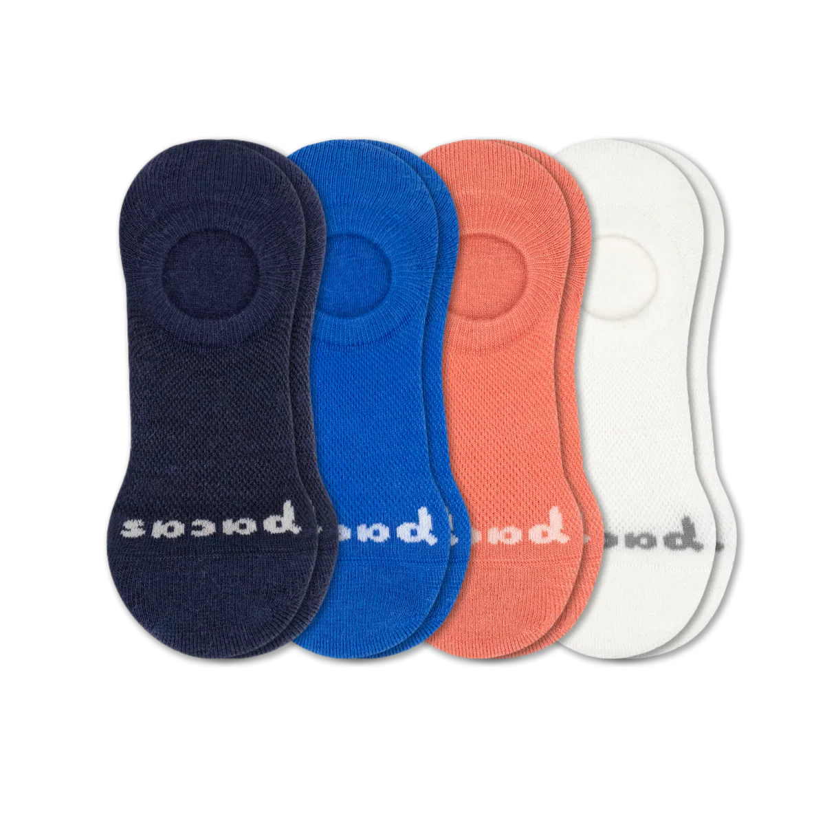 4 Pack - Women's No Show Socks - Image 63