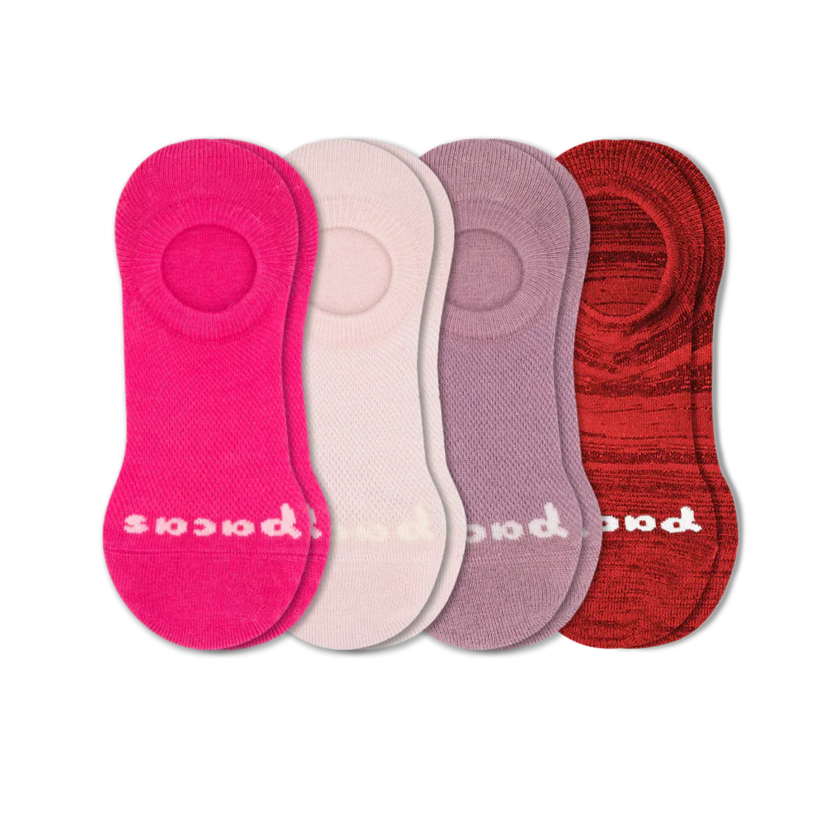 4 Pack - Women's No Show Socks - Image 64