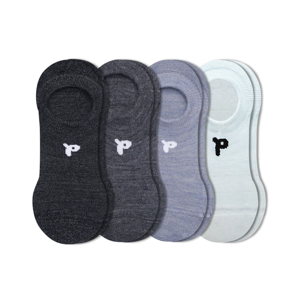 4 Pack - Women's No Show Socks - Image 9