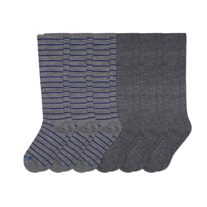6 Pack - Men's Compression Socks - Image 29