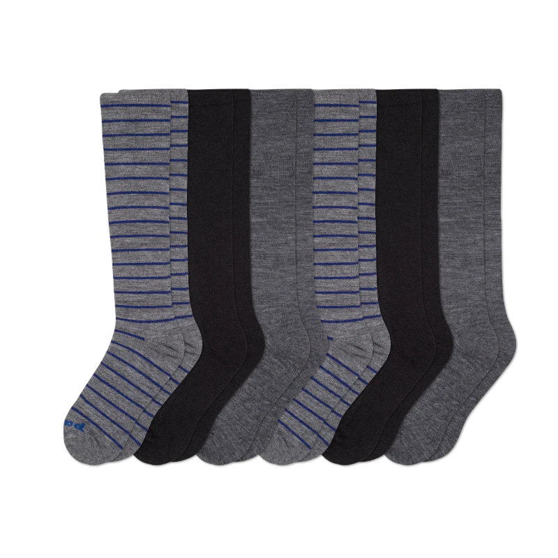 6 Pack - Men's Compression Socks - Image 55