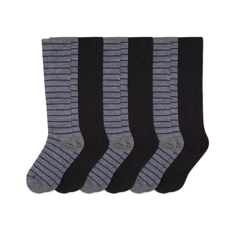 6 Pack - Men's Compression Socks - Image 67