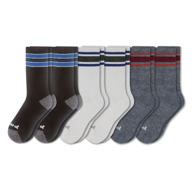 6 Pack - Men's Crew Pacas Socks - Image 10