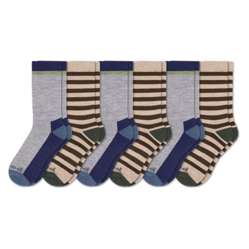 6 Pack - Men's Crew Pacas Socks - Image 122