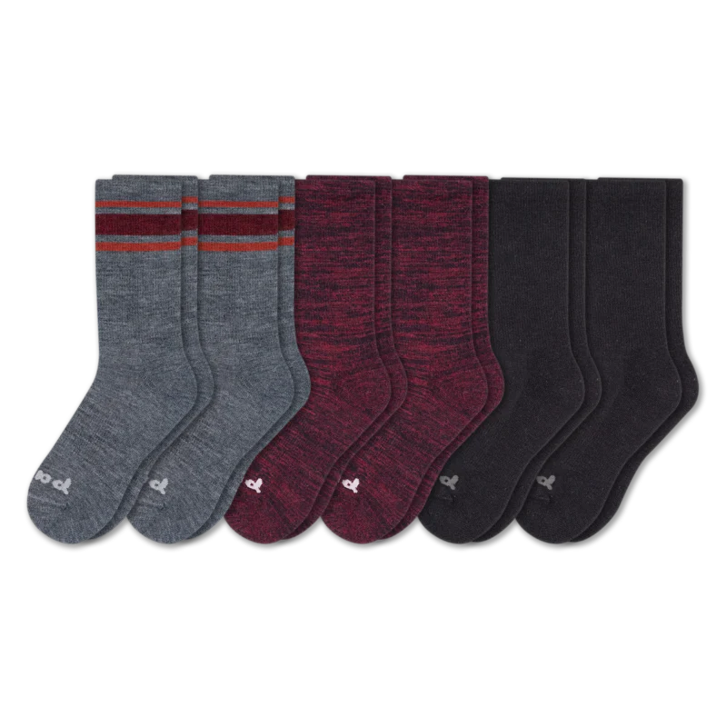 6 Pack - Men's Crew Pacas Socks - Image 14