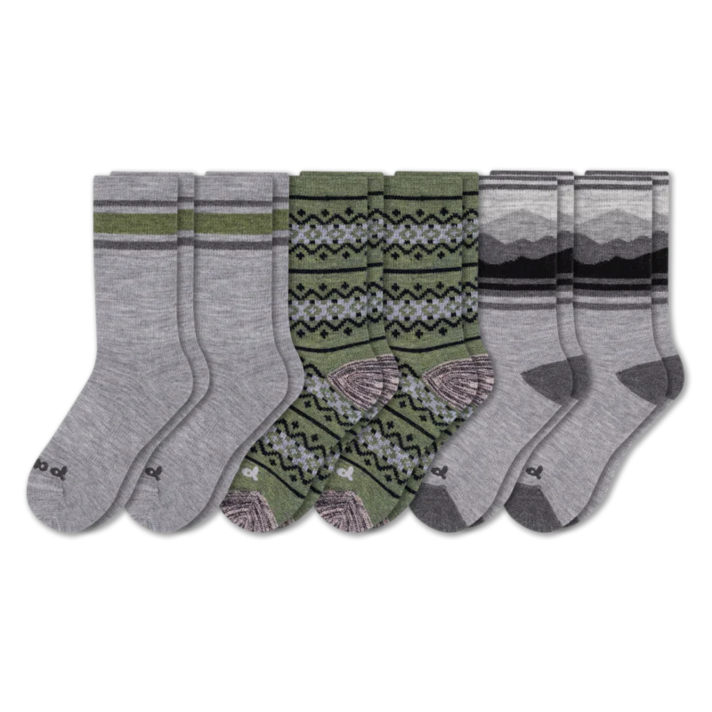 6 Pack - Men's Crew Pacas Socks - Image 17