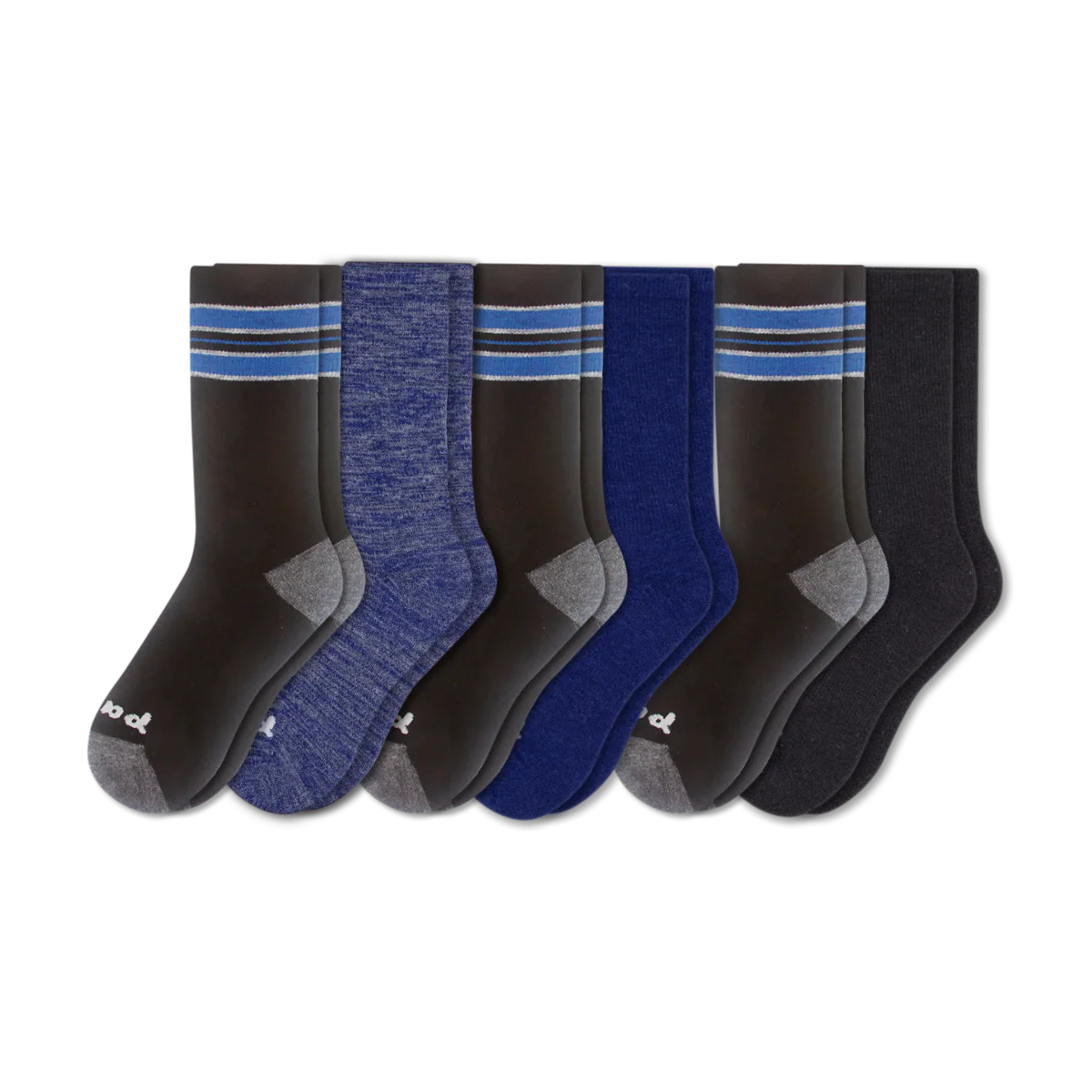 6 Pack - Men's Crew Pacas Socks - Image 218