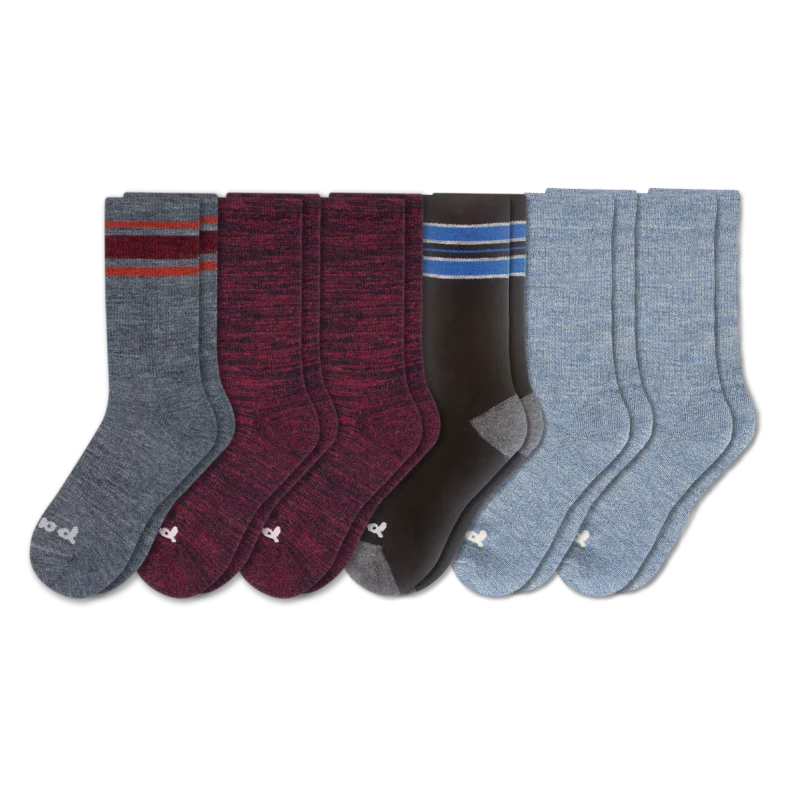6 Pack - Men's Crew Pacas Socks - Image 25
